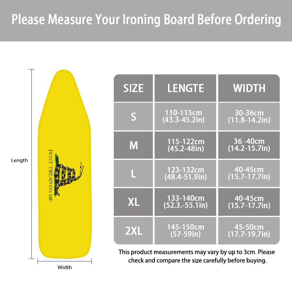 Gadsden Flag Ironing Board Cover