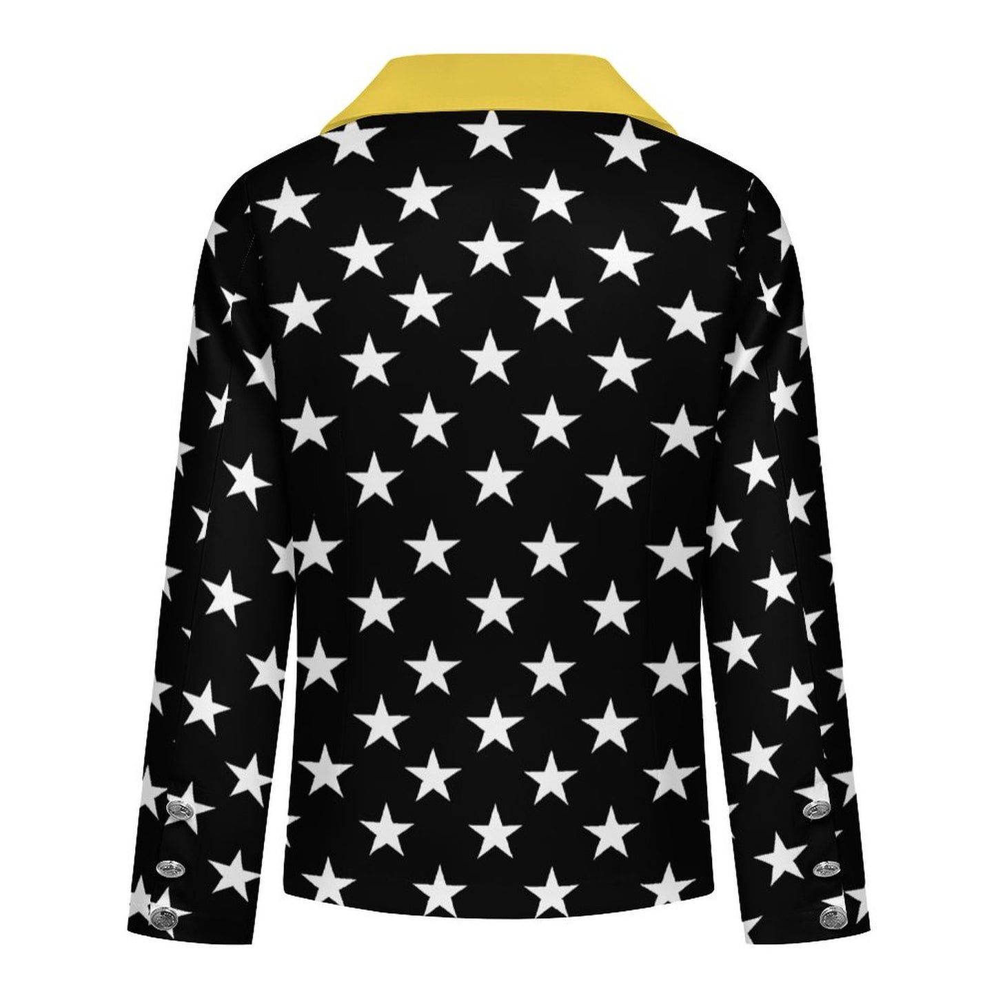 Thin Gold Line Flag Inspired Women’s Double Breasted Blazer