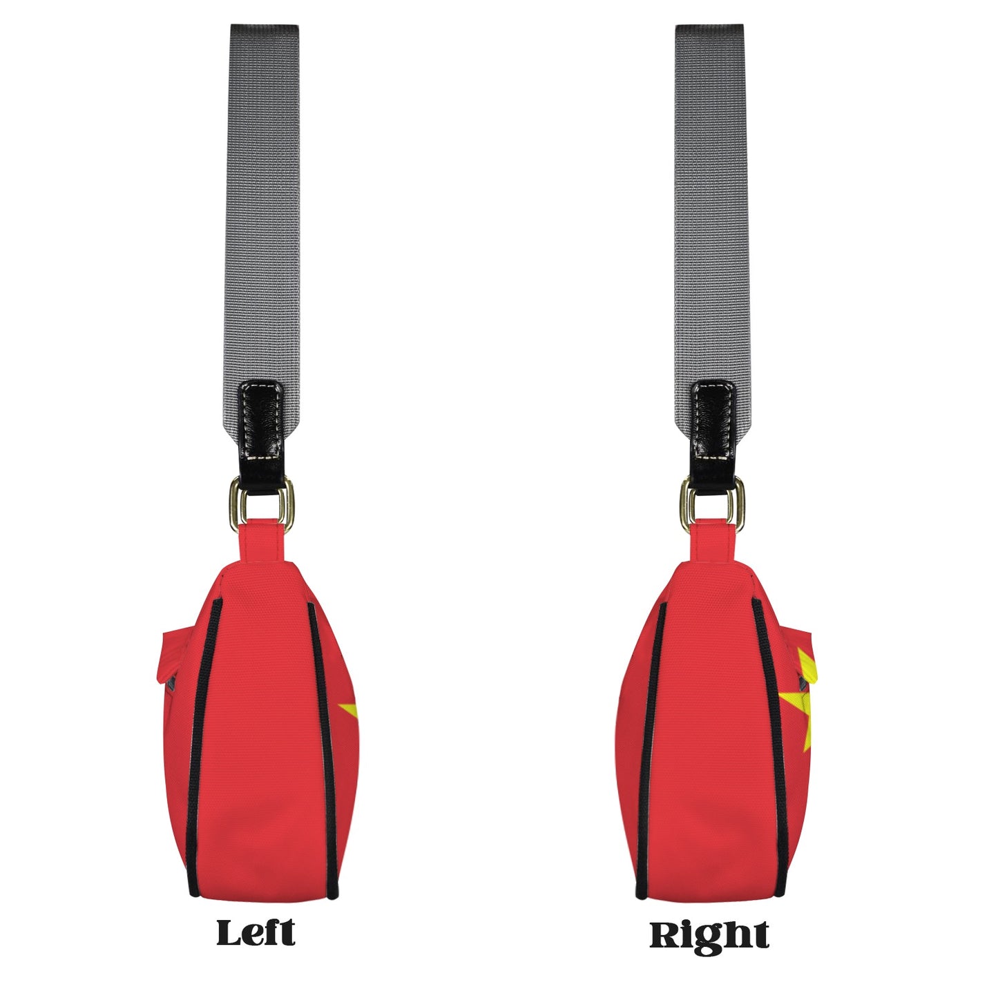 China Flag Inspired Women's Shoulder Bag