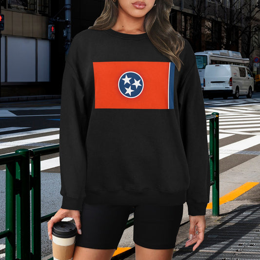 Tennessee Flag Unisex Fleece Sweatshirt (Made in the USA)