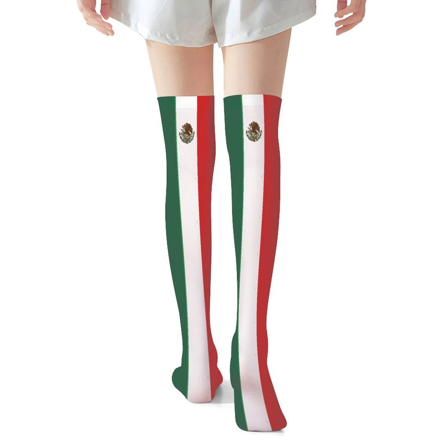 Mexico Flag Inspired Trendy Stockings (Long)