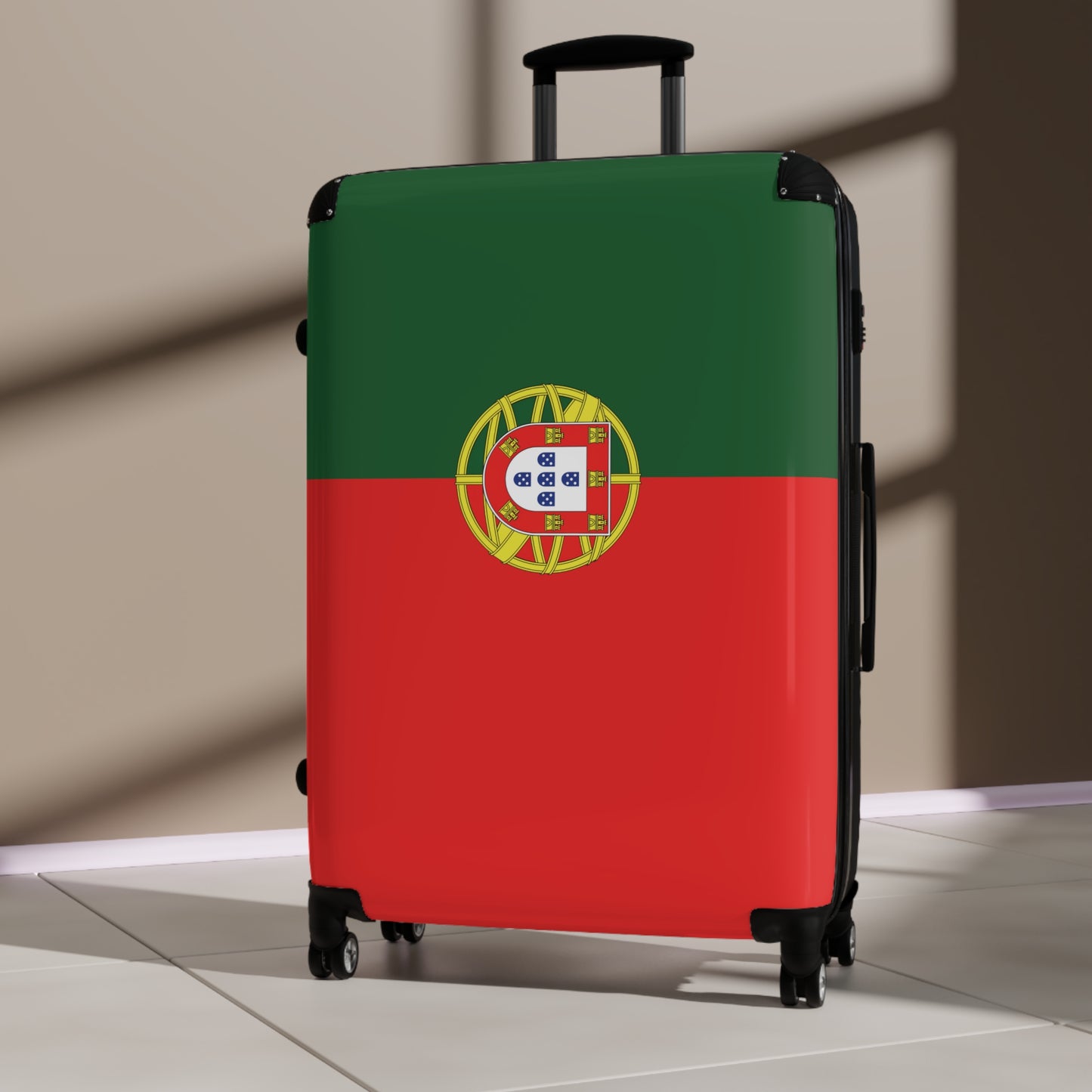 Portugal Flag Inspired Suitcase
