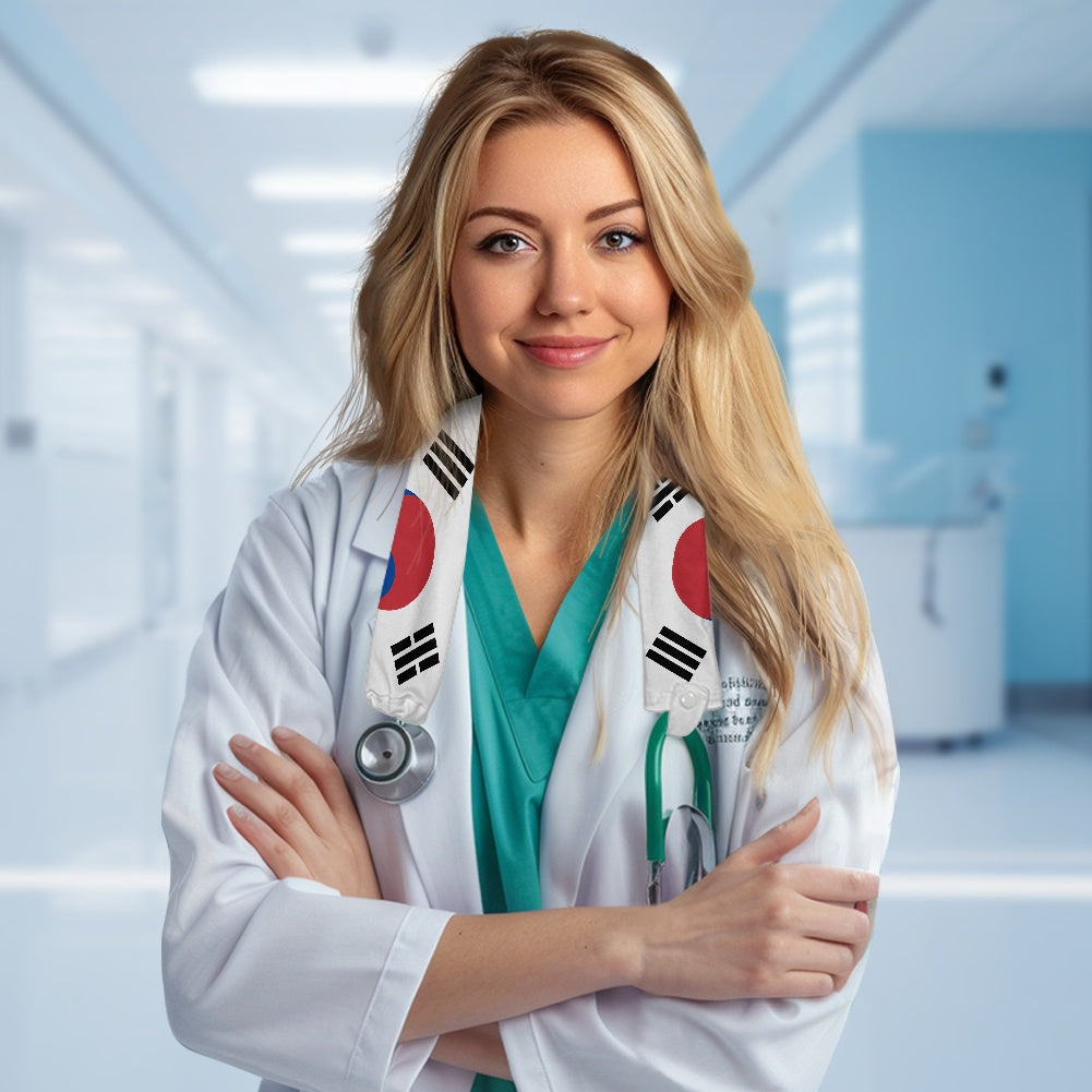 South Korea Flag Inspired Stethoscope Protective Cover