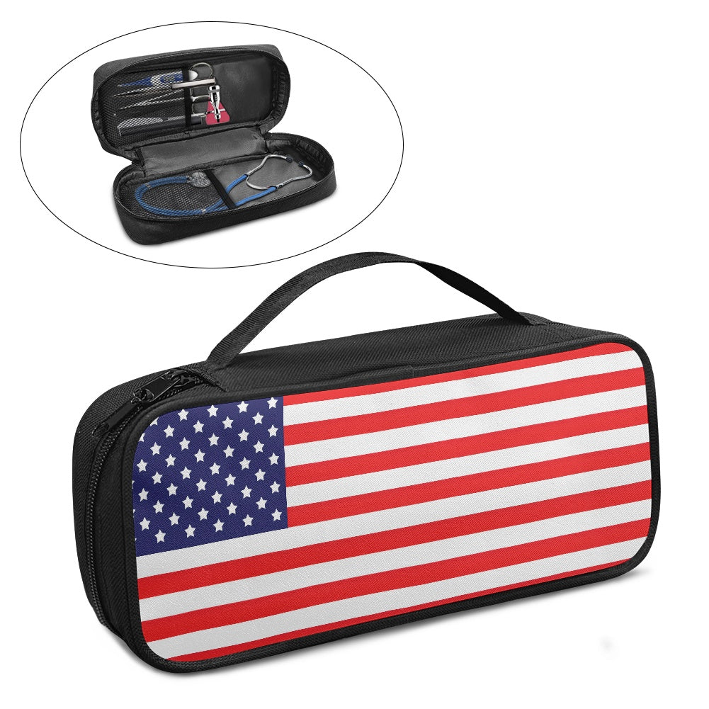 USA/American Flag Inspired Stethoscope Storage Bag