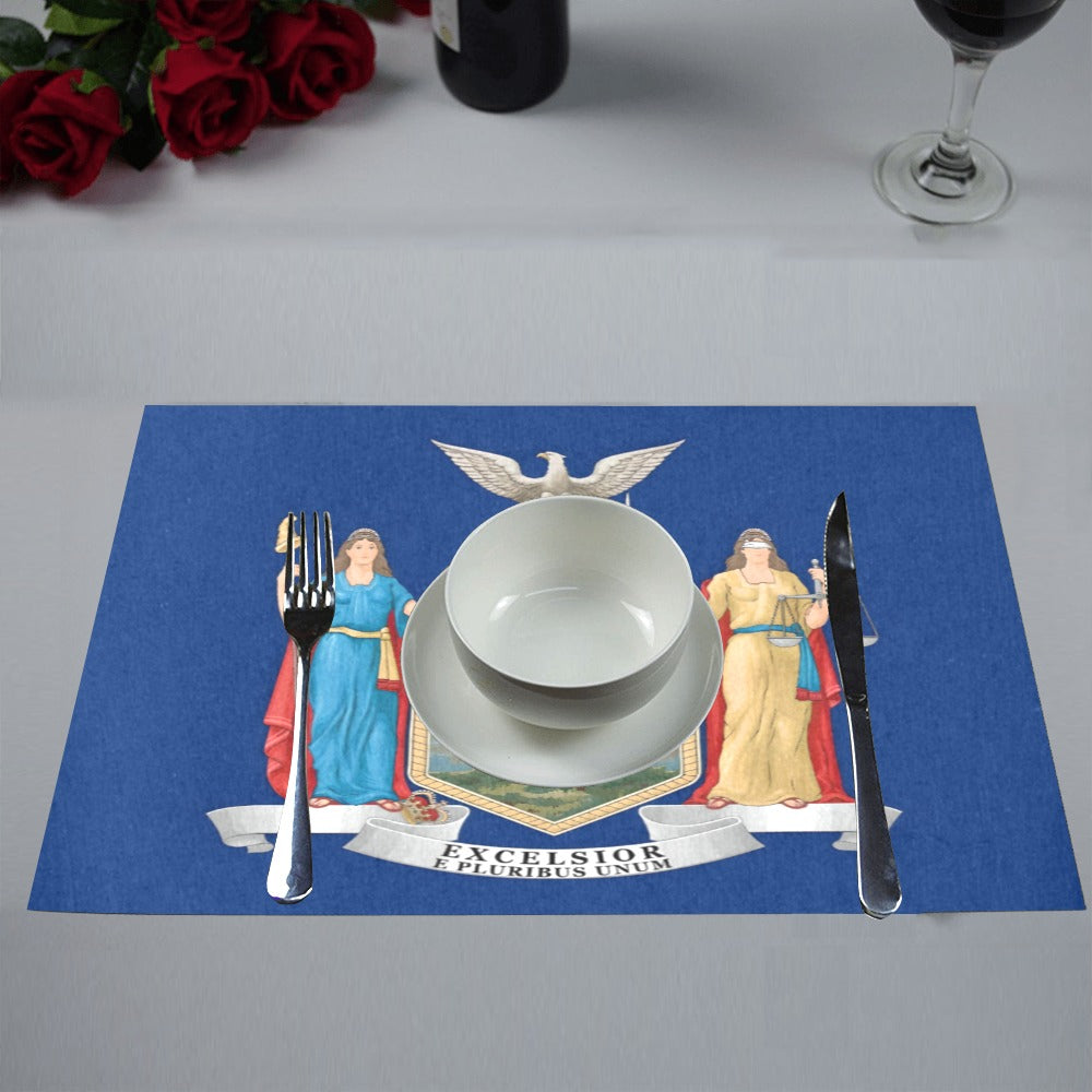 New York Flag Placemats 12" x 18" (Set of 6)