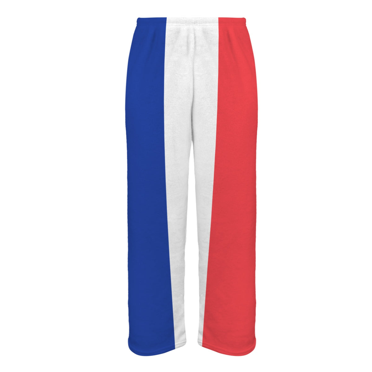 France Flag Inspired Men's Flannel Pajama Trousers Printed in the USA