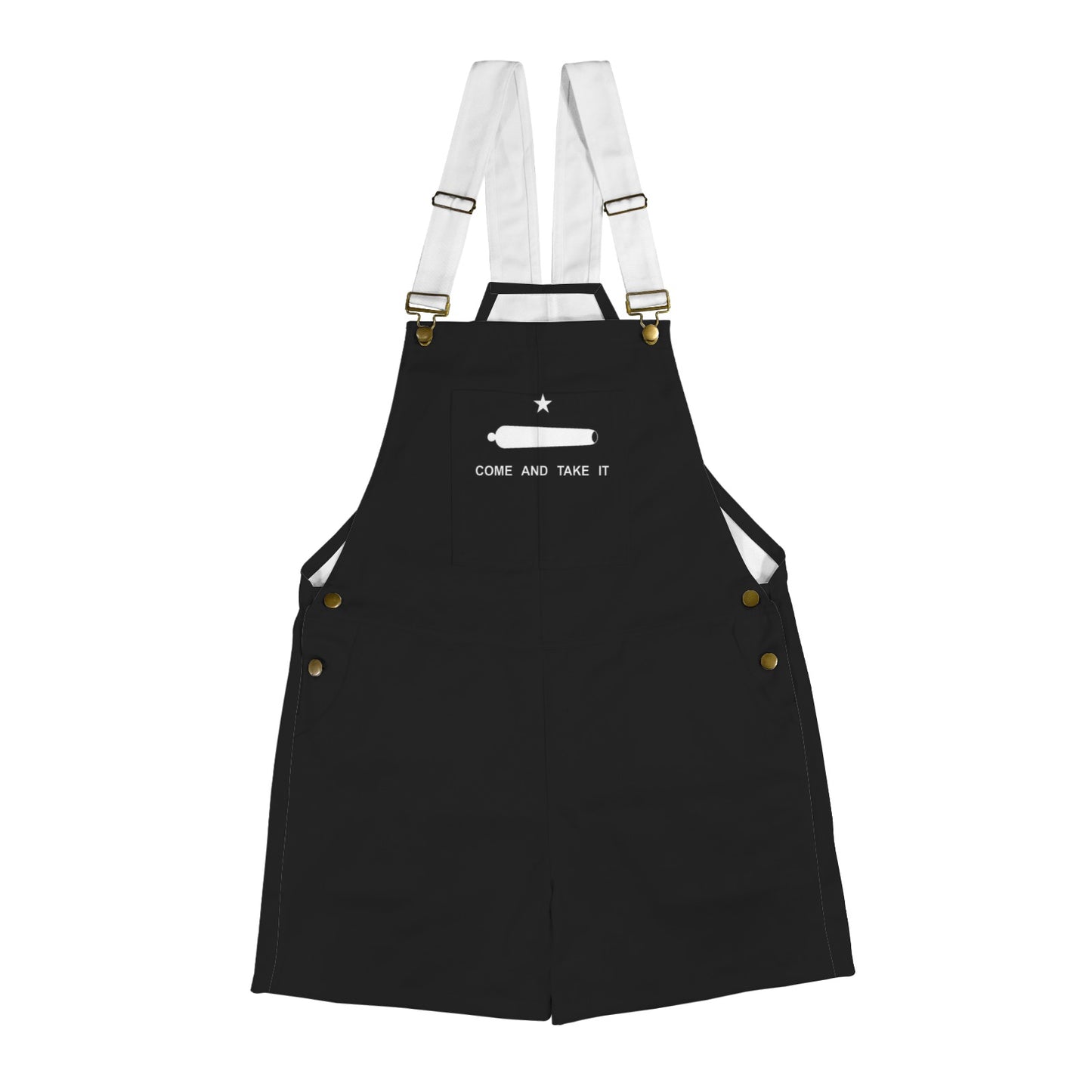 Come and Take It Flag Inspired Unisex Suspender Jumpsuit