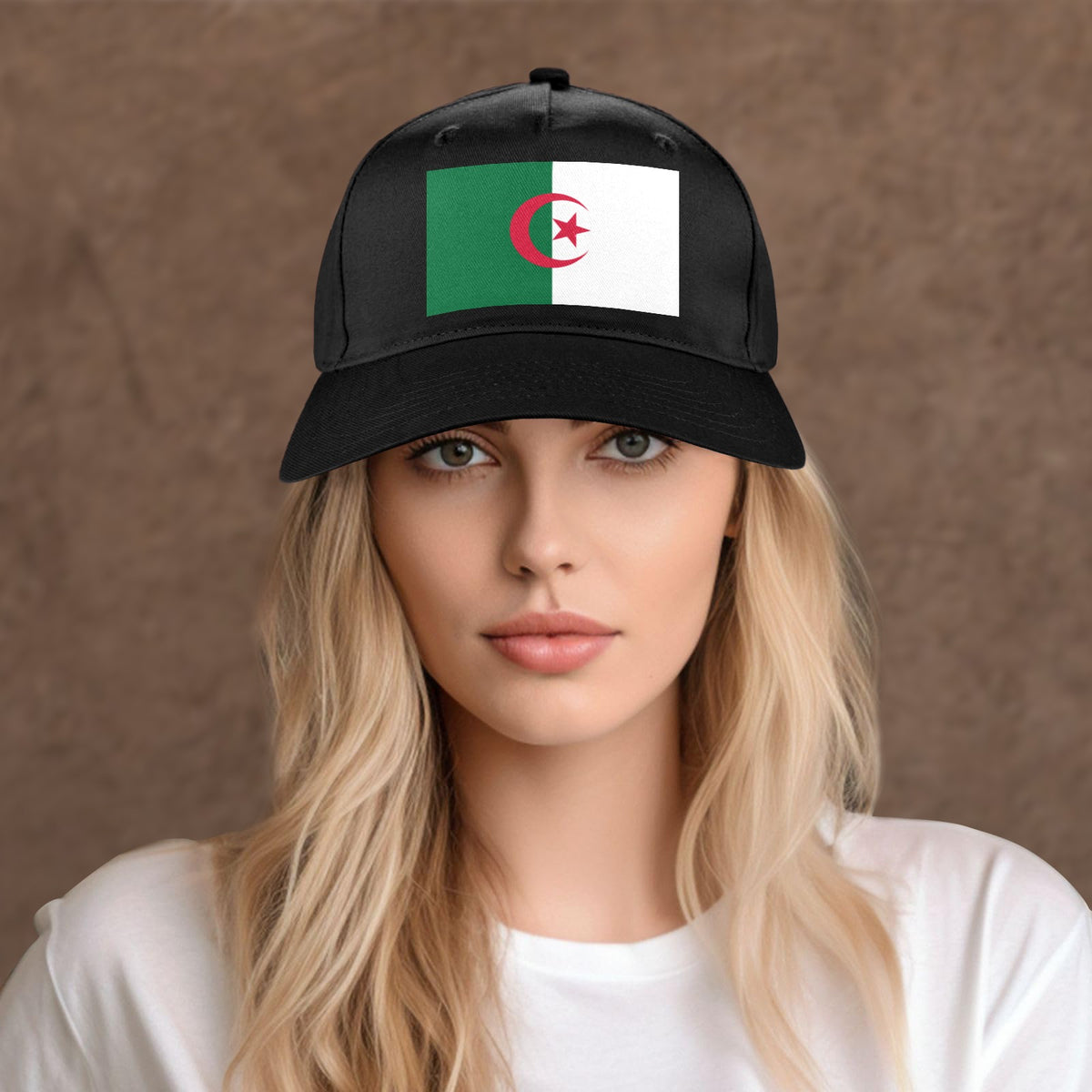 Algeria Flag Inspired Baseball Cap | Printed in the USA