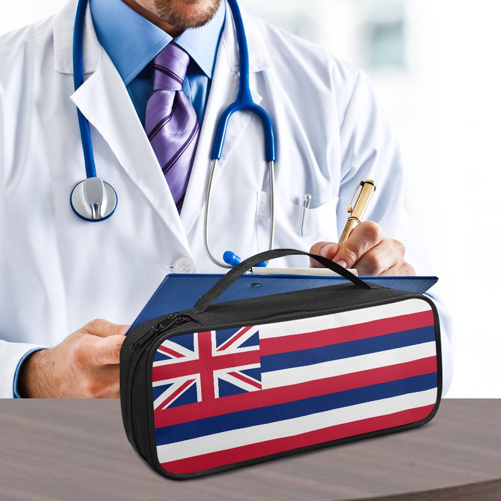 Hawaii Flag Inspired Stethoscope Storage Bag