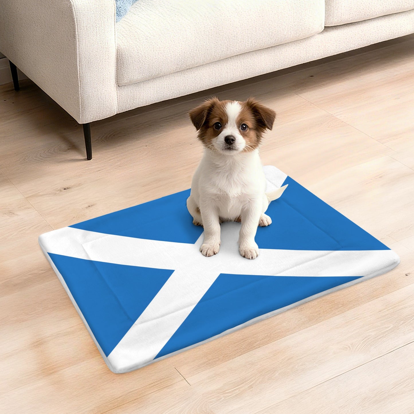 Scotland Flag Inspired Pet Mat 25x18inch (Made in the USA)