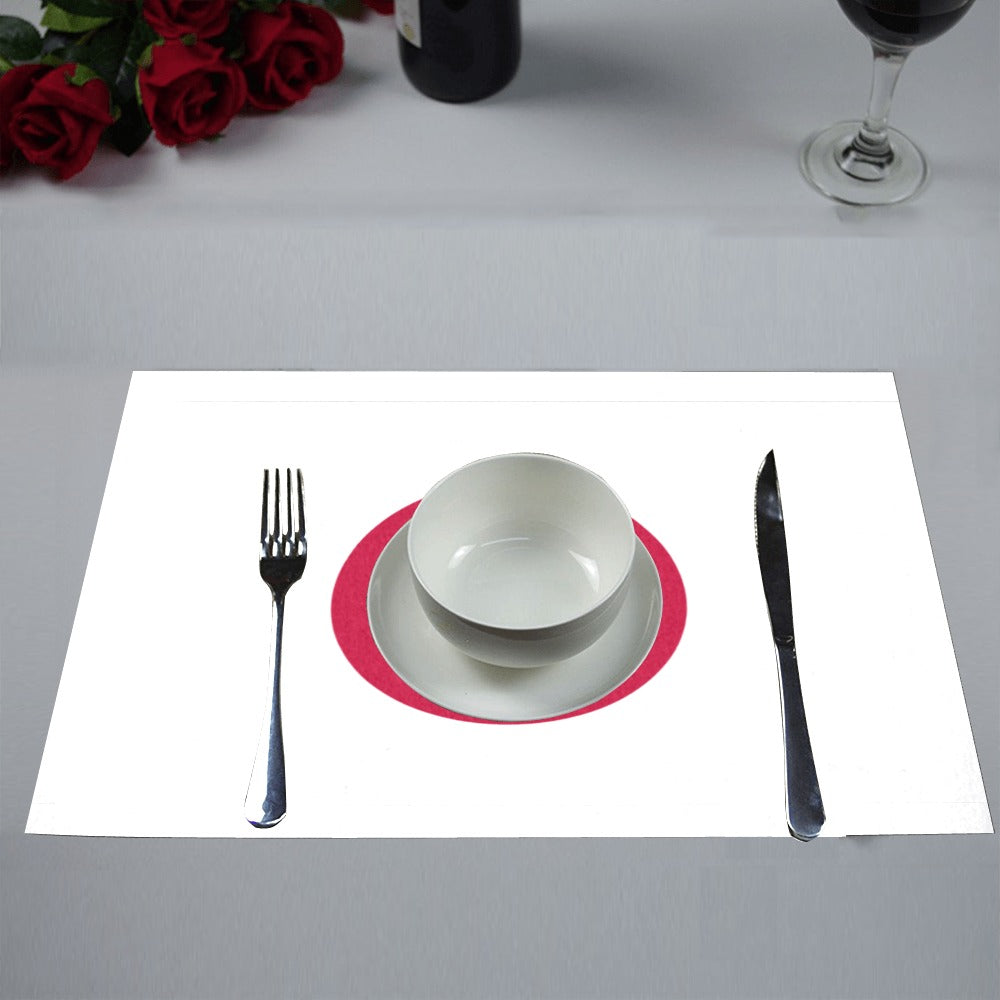 Japan Flag Placemats 12" x 18" (Set of 6)