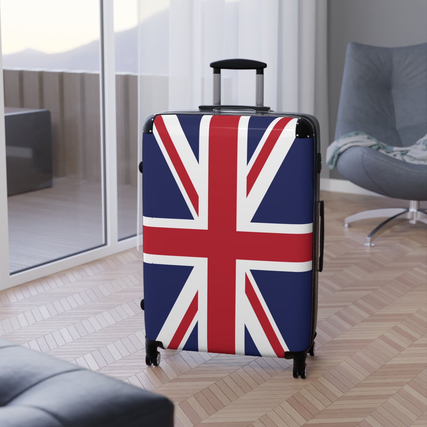 UK/Great Britain Flag Inspired Suitcase