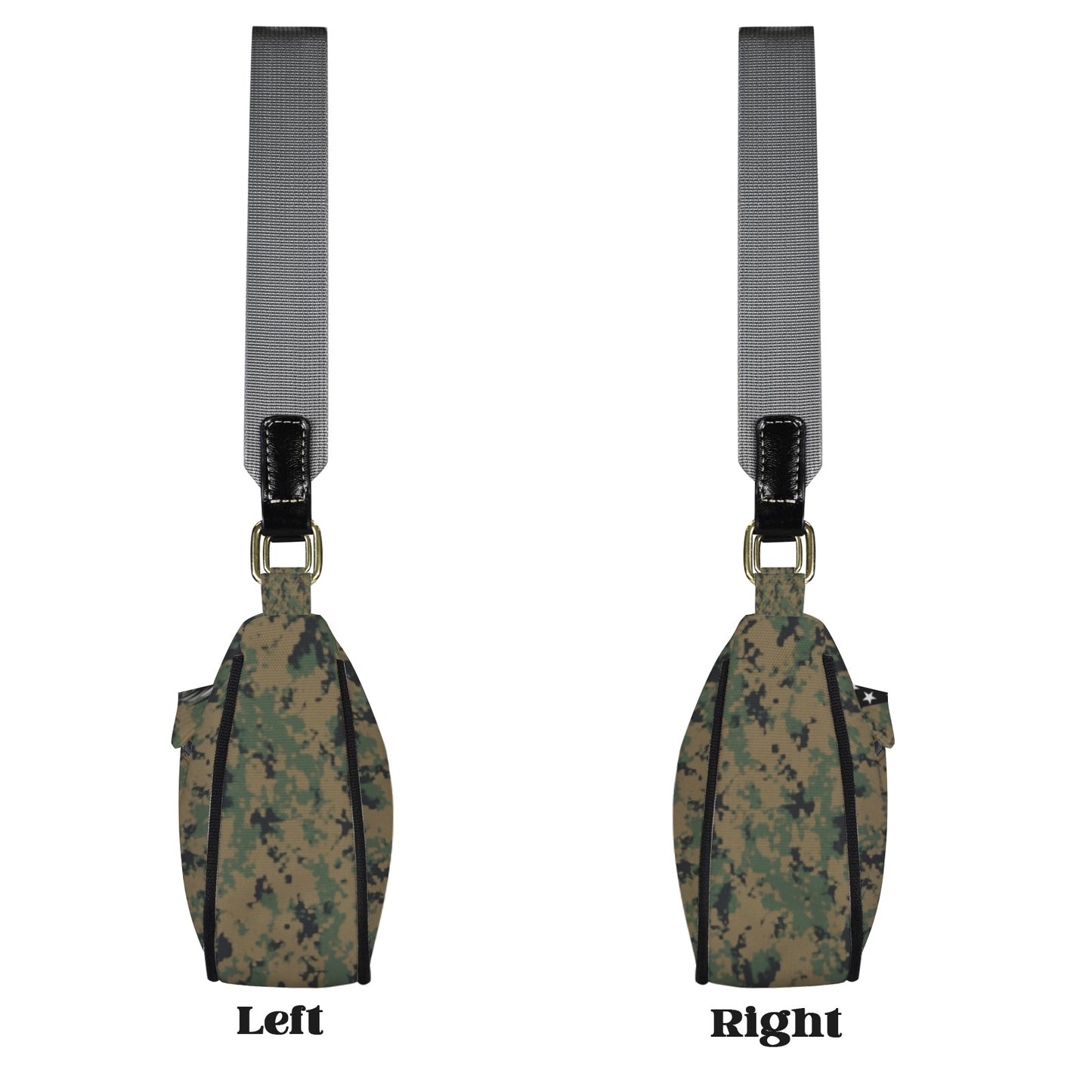 Thin Green Line Flag Inspired Eagle on Digital Camo Women's Shoulder Bag