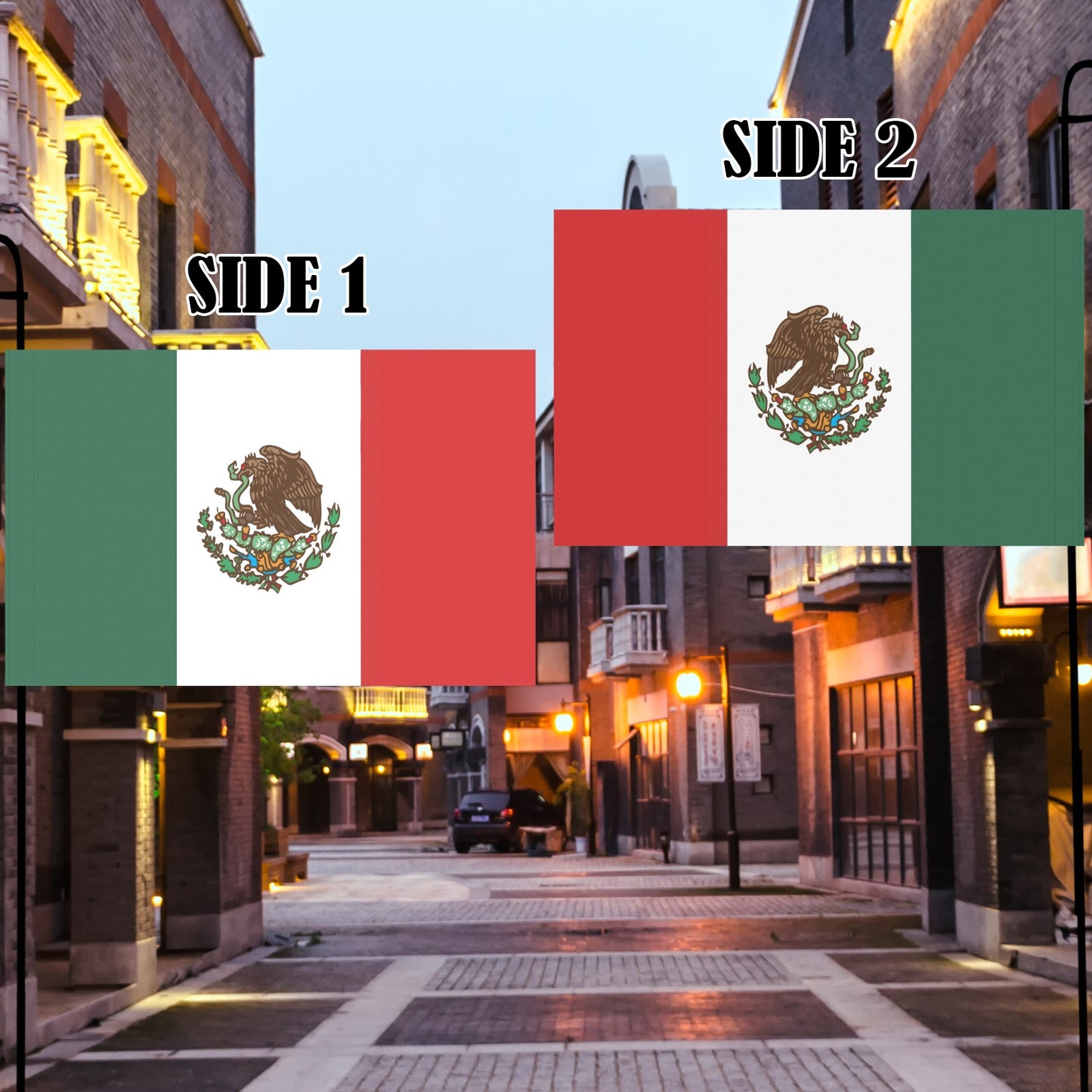 Mexico Flag Inspired Garden Flag 60" x 36" | Ships from USA