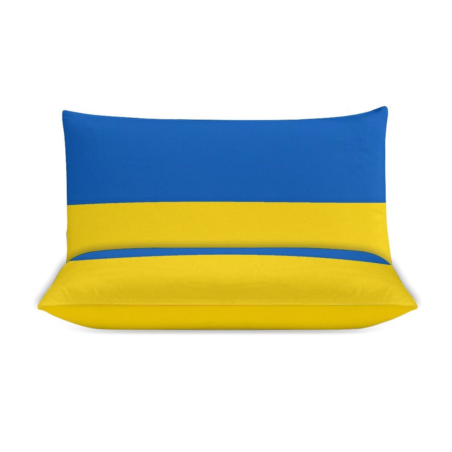 Ukraine Flag Inspired 3-Piece Bedding Set (1 Duvet Cover + 2 Pillow Shams) – 102"×90"