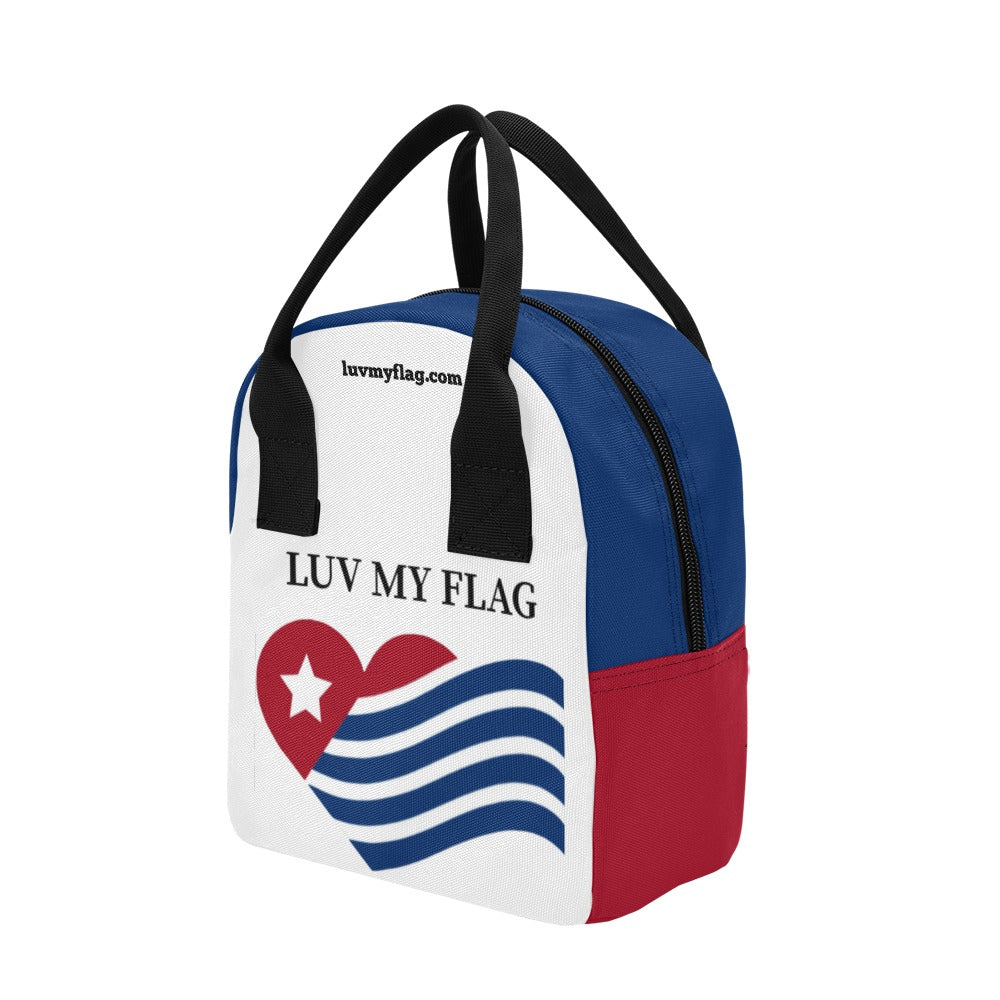 Luv My Flag Logo Insulated Lunch Bag