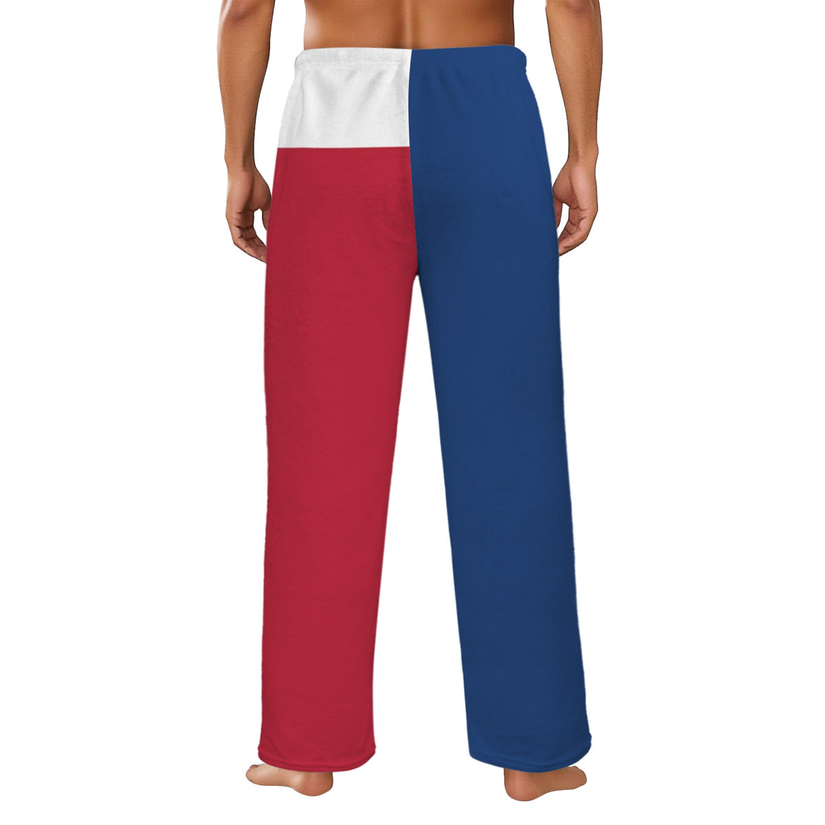 Texas Flag Inspired Men's Flannel Pajama Trousers Printed in the USA