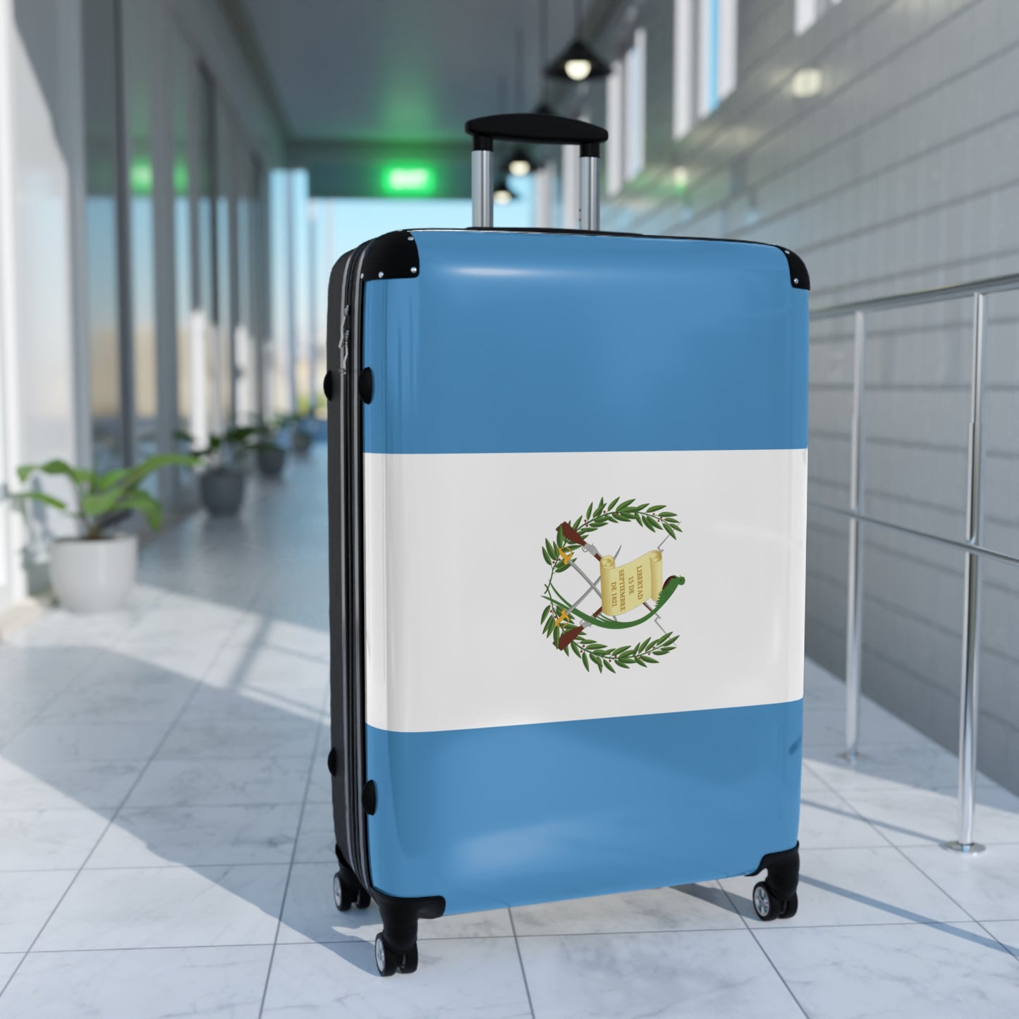 Guatemala Flag Inspired Suitcase