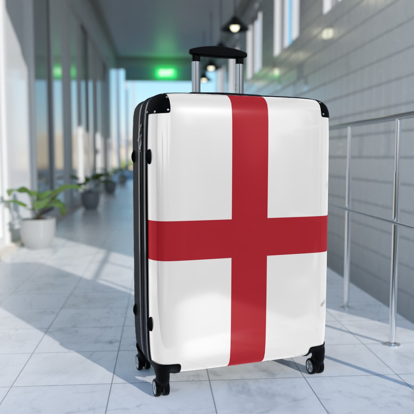 England Flag Inspired Suitcase