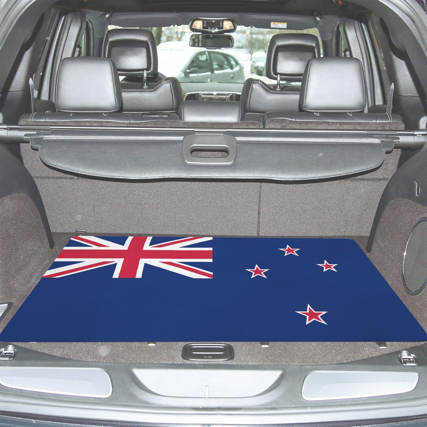 New Zealand Flag Inspired Car Trunk Mat 100 × 75 cm / 39.4 × 30 in Printed in the USA