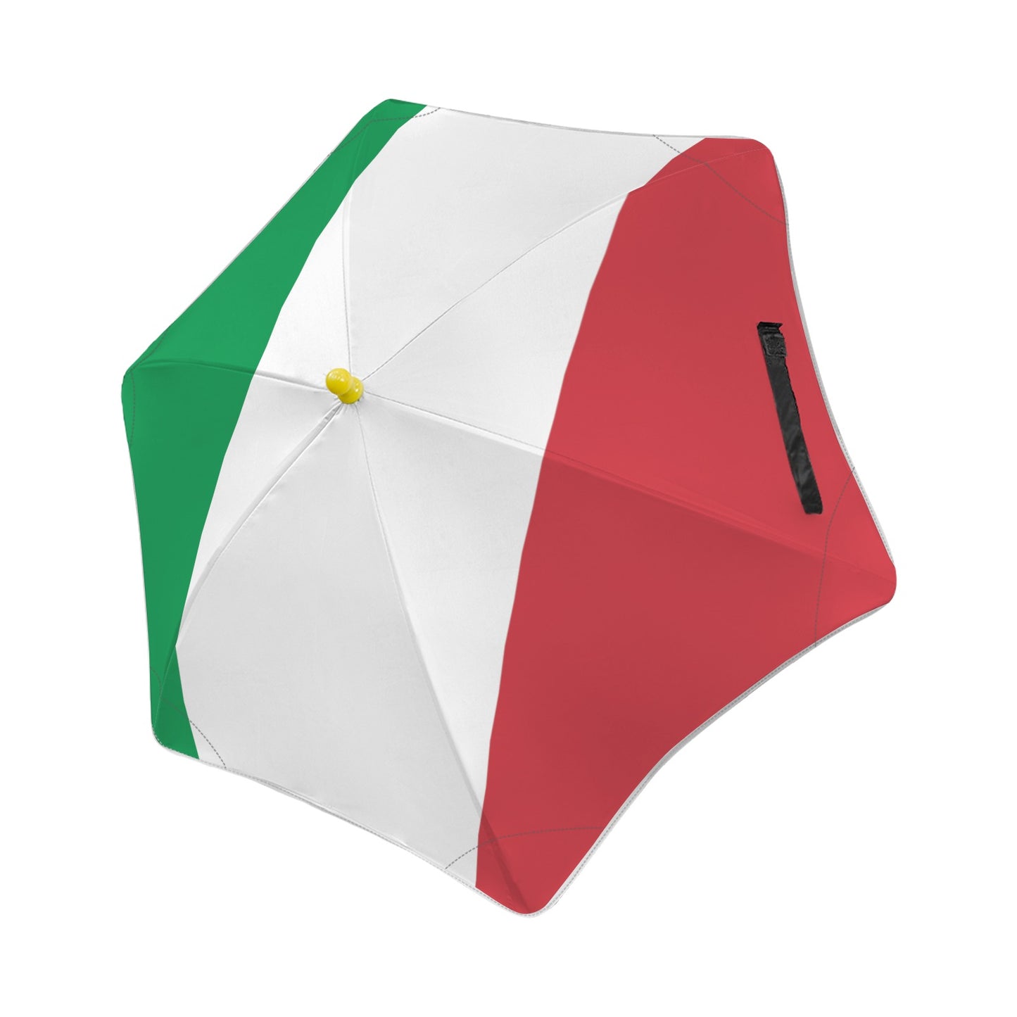 Italy Flag Inspired Kids Safe Round Corner Umbrella