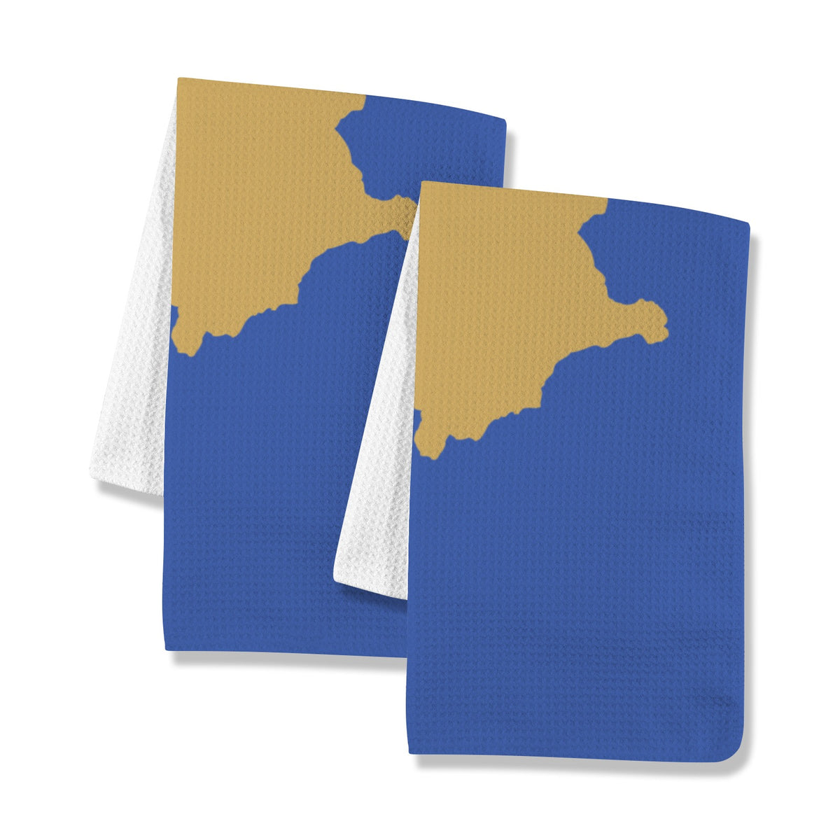 Kosovo Flag Inspired Kitchen Towel 40X60cm (Pack of 2) | Printed In the USA