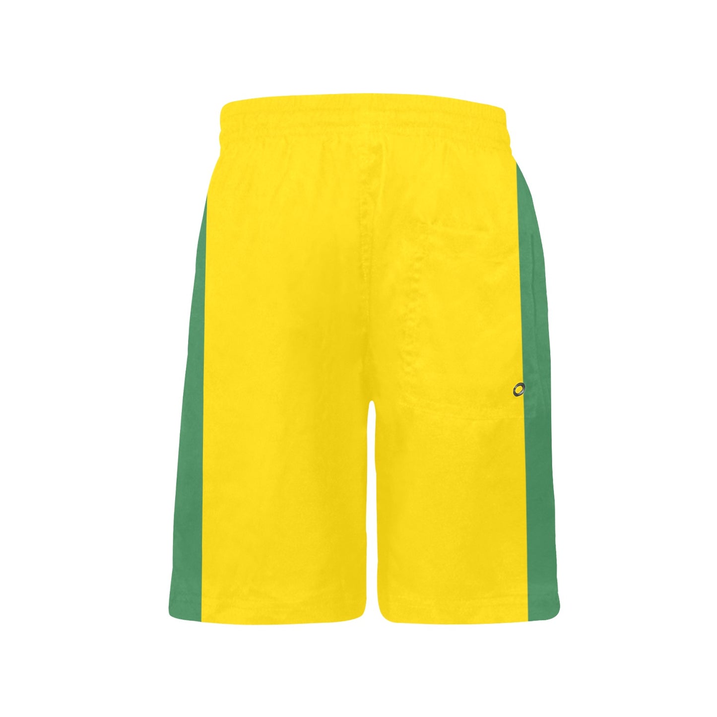 Brazil Flag Inspired Boys Beach Shorts