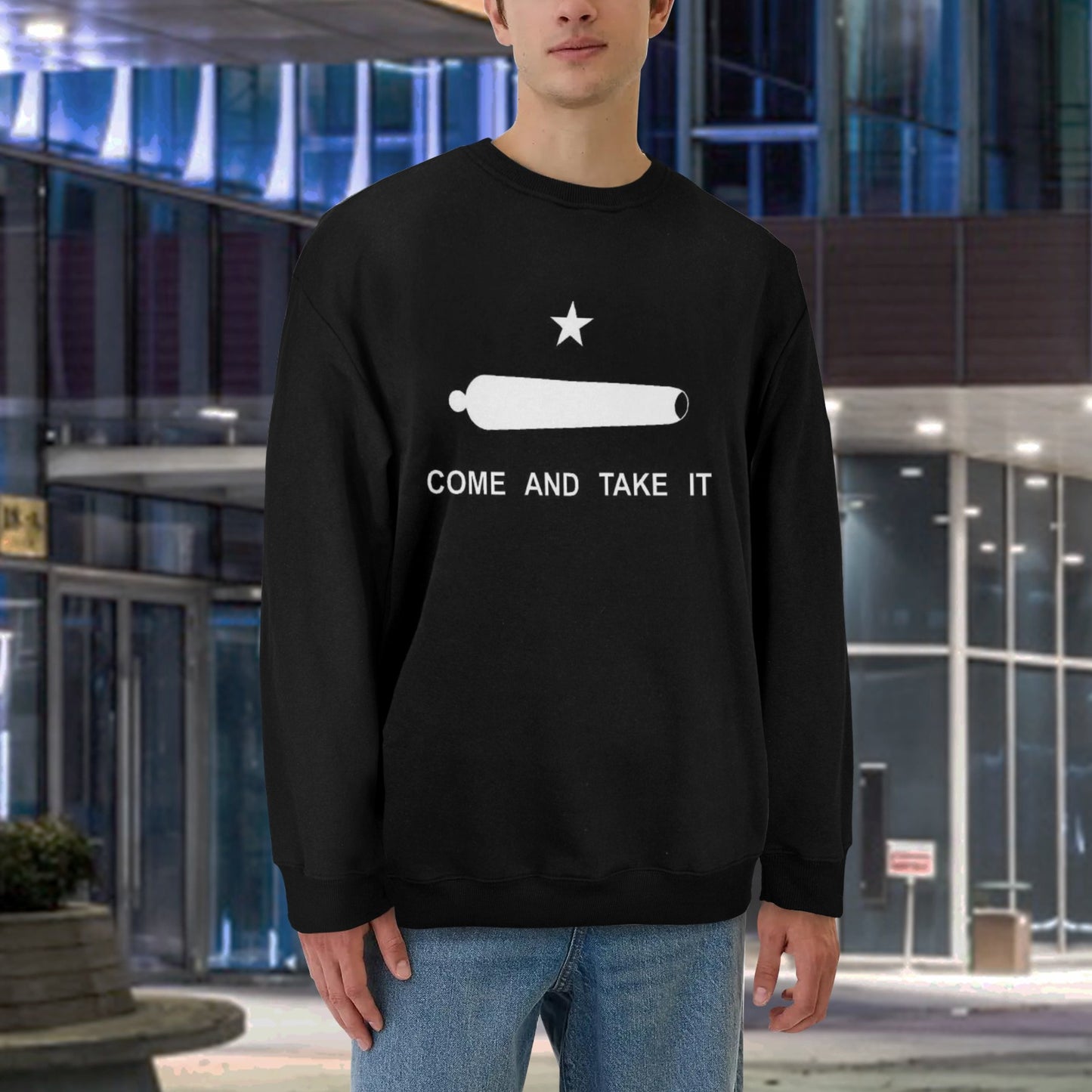 Come and Take It Flag Unisex Fleece Sweatshirt (Made in the USA)