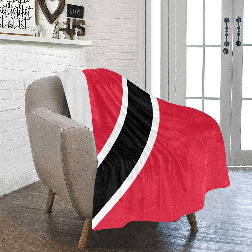 Cozy blanket with Trinidad flag by Luv My Flag.