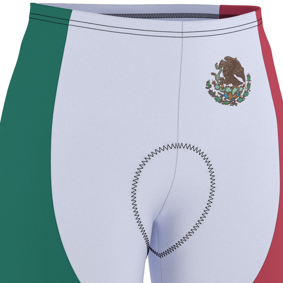 Mexico Flag Inspired Men’s Cycling Shorts