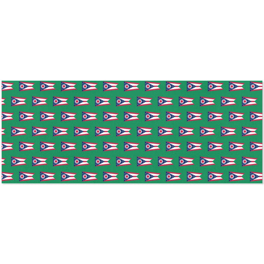 Ohio Flag Custom Gift Wrapping Paper 58"x 22.5" (4 Rolls)