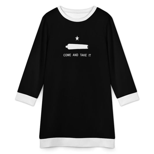 Come and Take It Flag Inspired Sweater Dress