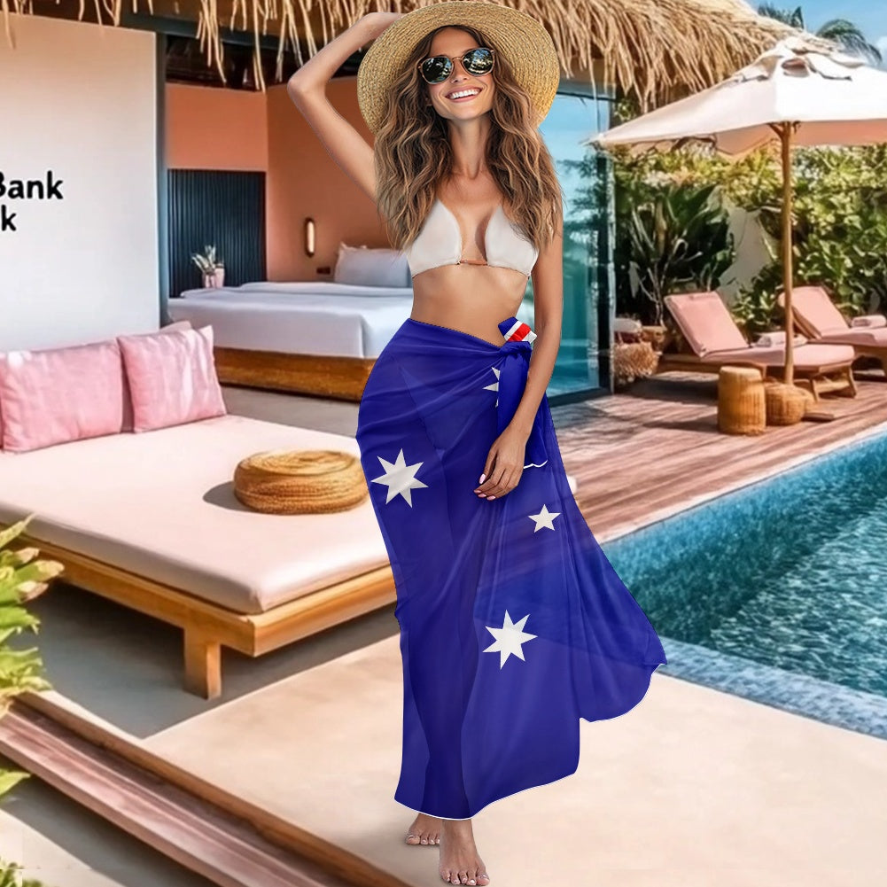 Australia Flag Inspired Bikini Cover-Up