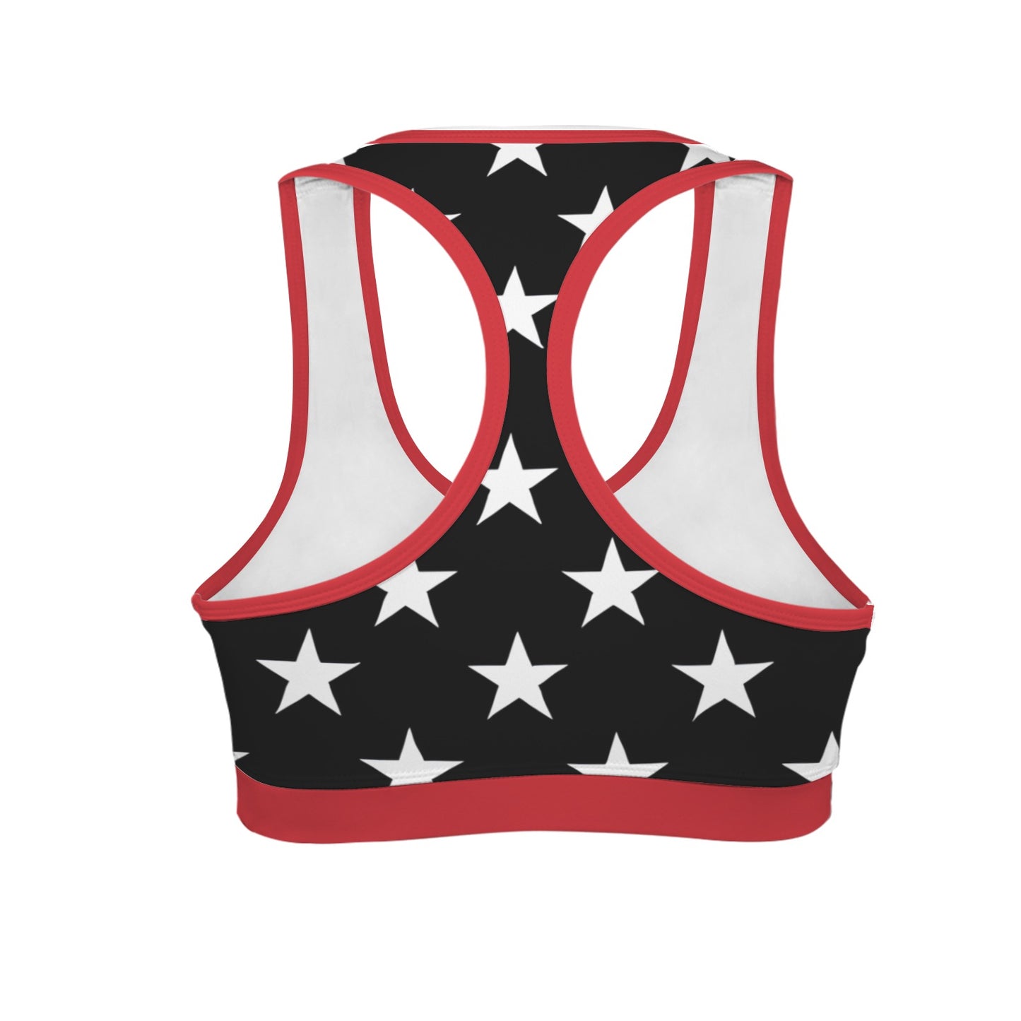 Thin Red Line Flag Racerback Sports Bra