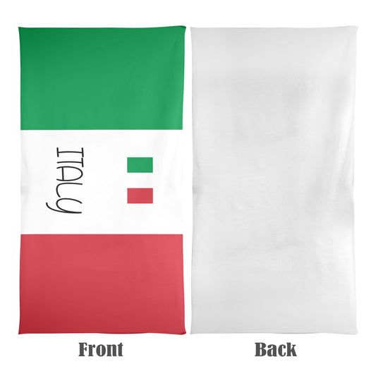 Italy Flag Beach Towel 31"x71" (Made in USA)