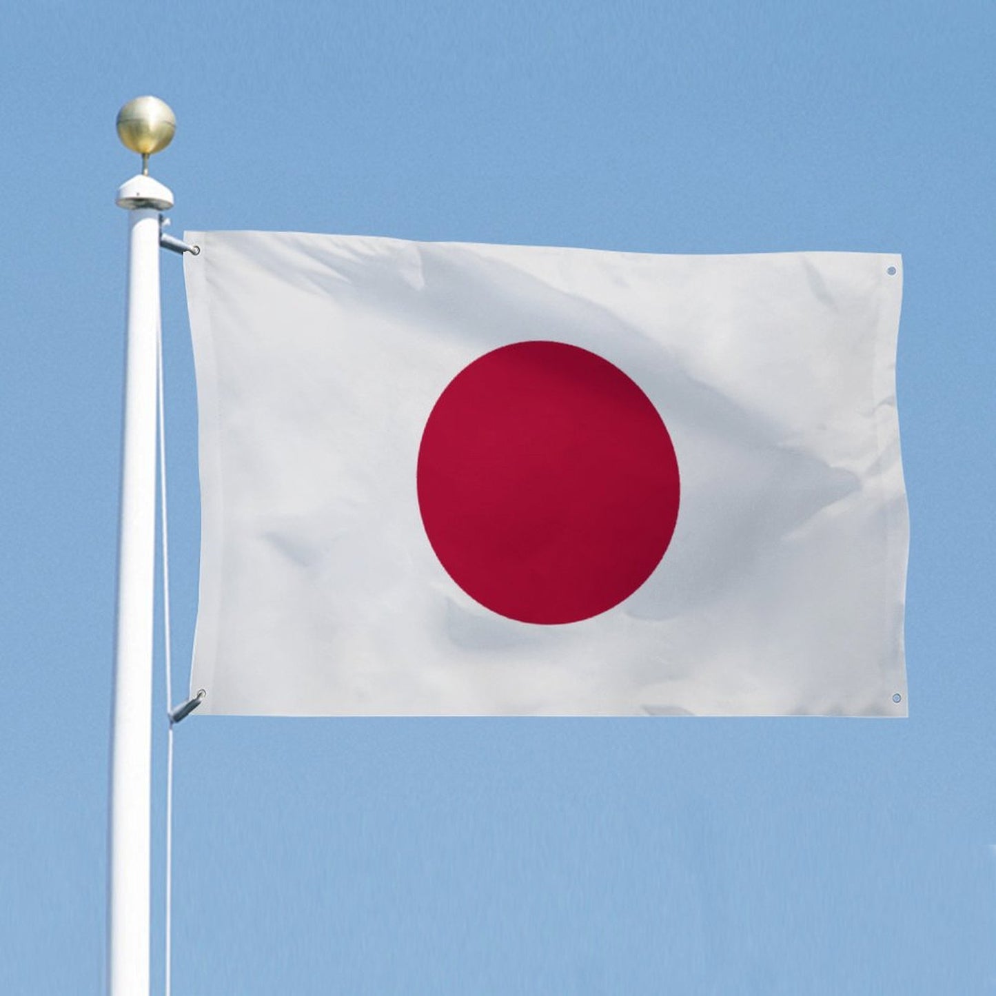 Japan Flag Inspired Wall Mount Flag with Four Grommets (35x59 in)