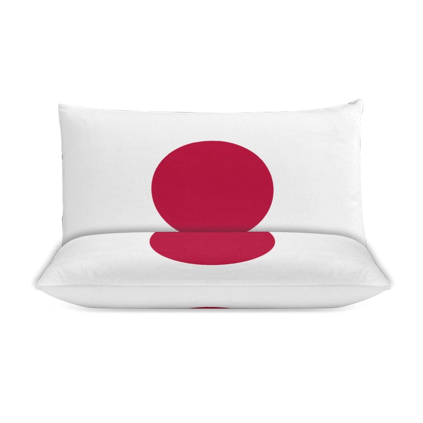 Japan Flag Inspired 3-Piece Bedding Set (1 Duvet Cover + 2 Pillow Shams) – 102"×90"