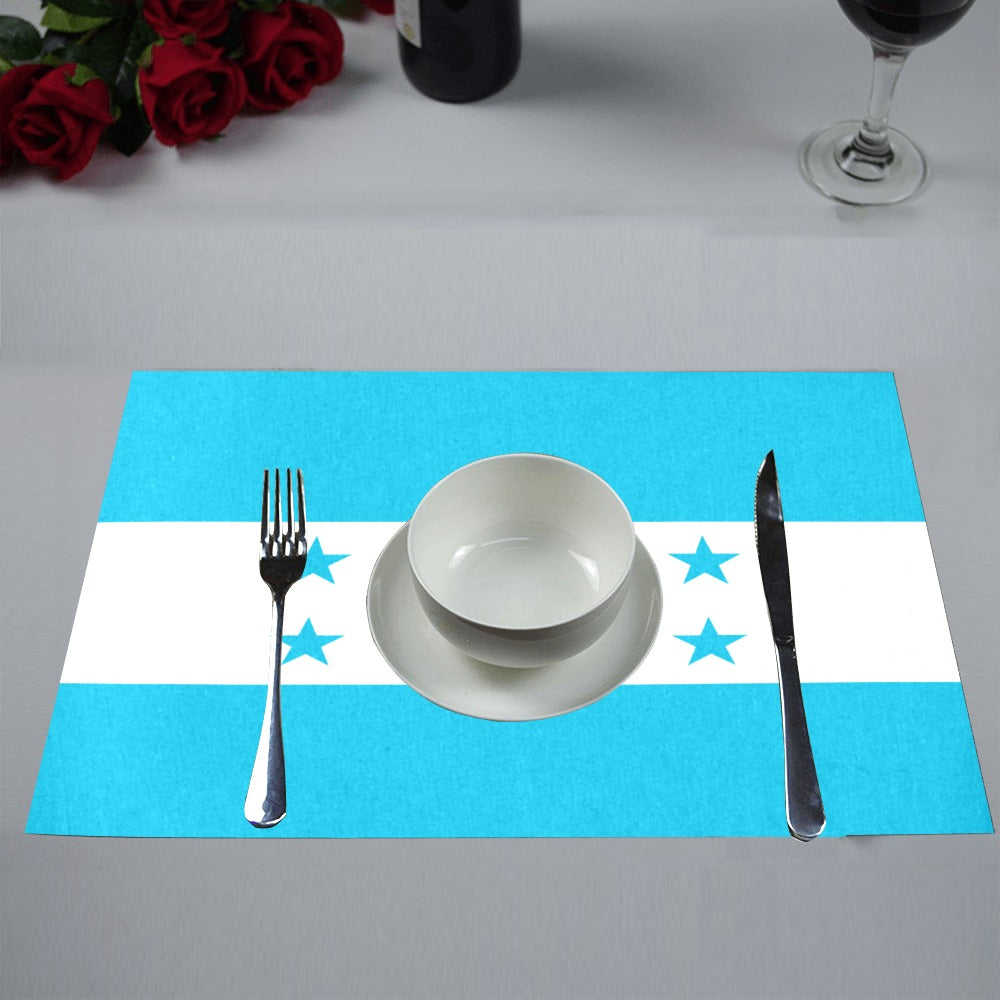 Honduras Flag Placemats 12" x 18" (Set of 6)
