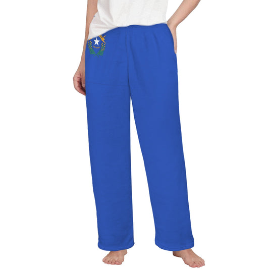 Nevada Flag Inspired Women's Flannel Pajama Trousers
