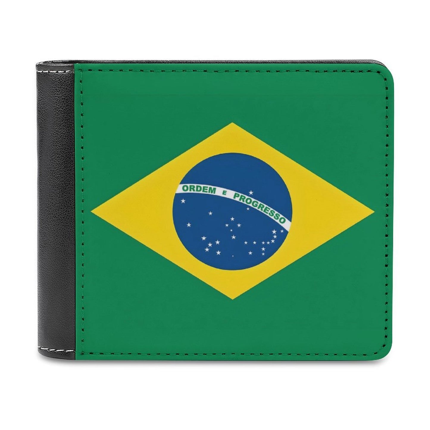 Brazil Flag Inspired Men's Wallet