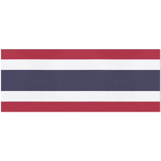 Thailand Flag Inspired Custom Gift Wrapping Paper 58"x 22.5" (4 Rolls)