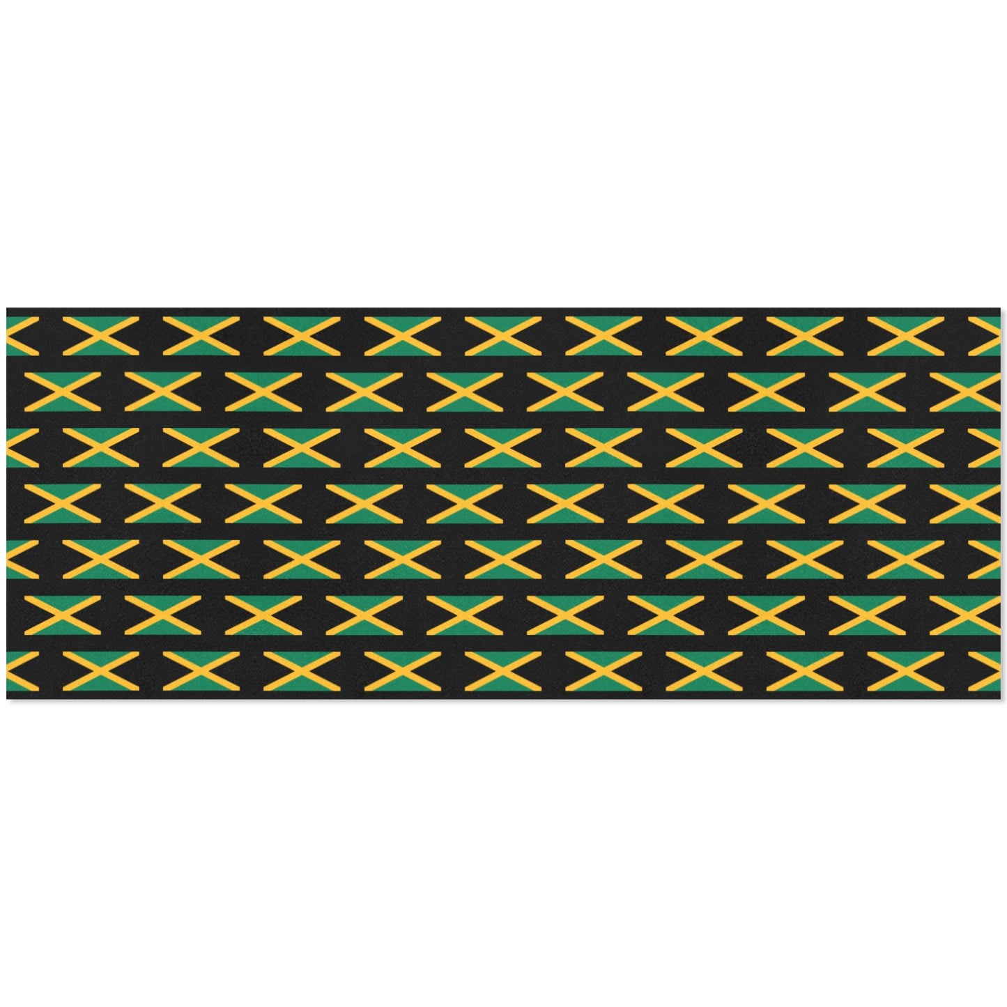 Jamaica Flag Inspired Custom Gift Wrapping Paper 58"x 22.5" (4 Rolls)