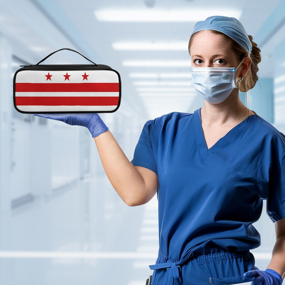 Washington DC Flag Inspired Stethoscope Storage Bag