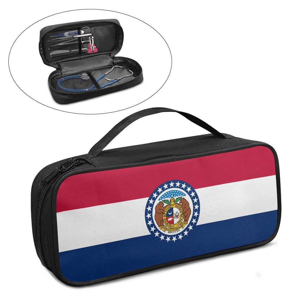 Missouri Flag Inspired Stethoscope Storage Bag