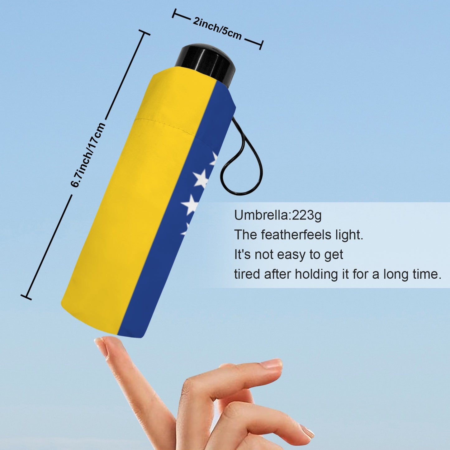 Venezuela Flag Inspired Mini Compact Umbrella