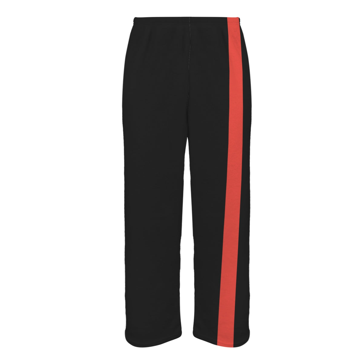 Thin Red Line Flag Inspired Men's Flannel Pajama Trousers Printed in the USA