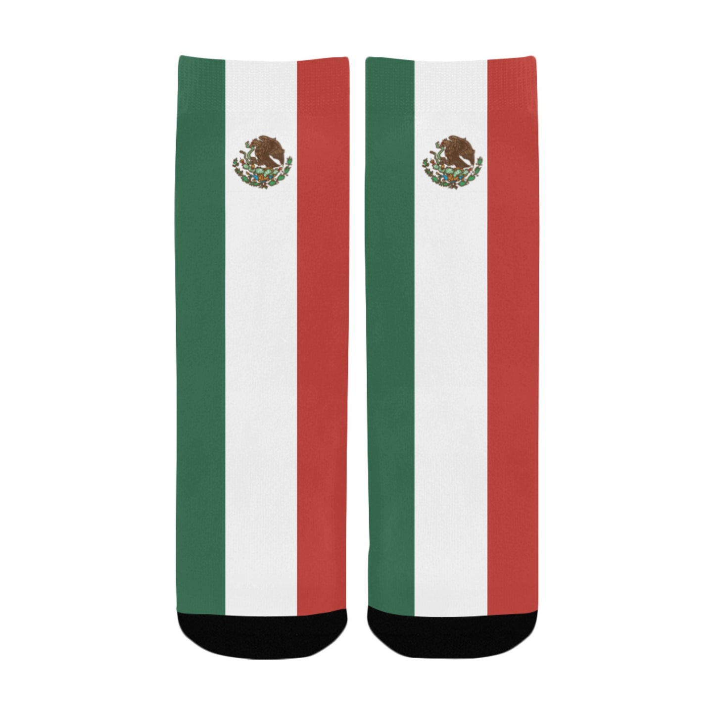 Mexico Flag Inspired Kid's Custom Socks | Ships from USA