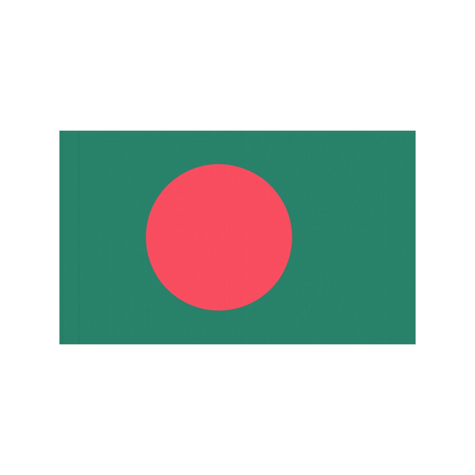 Luv My Flag Bangladesh flag, green with red circle.
