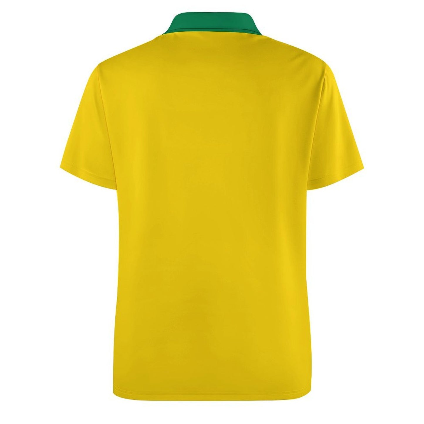 Brazil Flag Inspired Style-2 Women's Straight Fit Polo Shirt