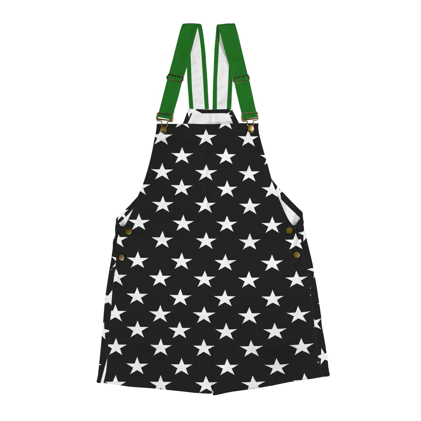 Thin Green Line Flag Inspired Unisex Suspender Jumpsuit